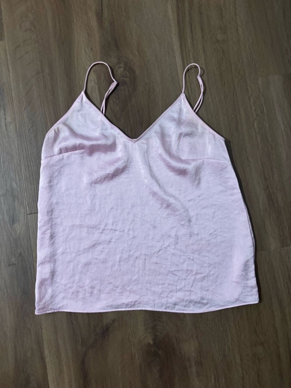 Wilfred Light Pink V-Neck Spaghetti Strap Cami